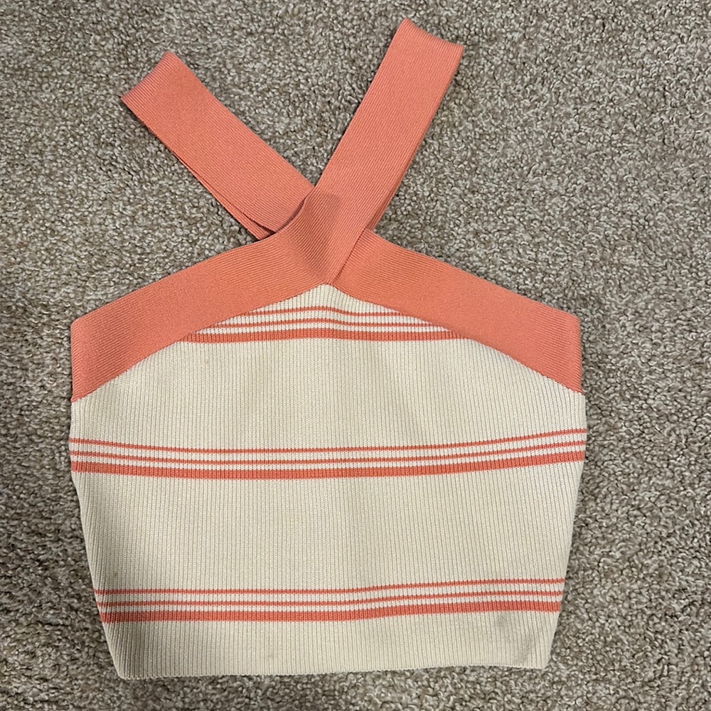 Aritzia Halter Cross Neck